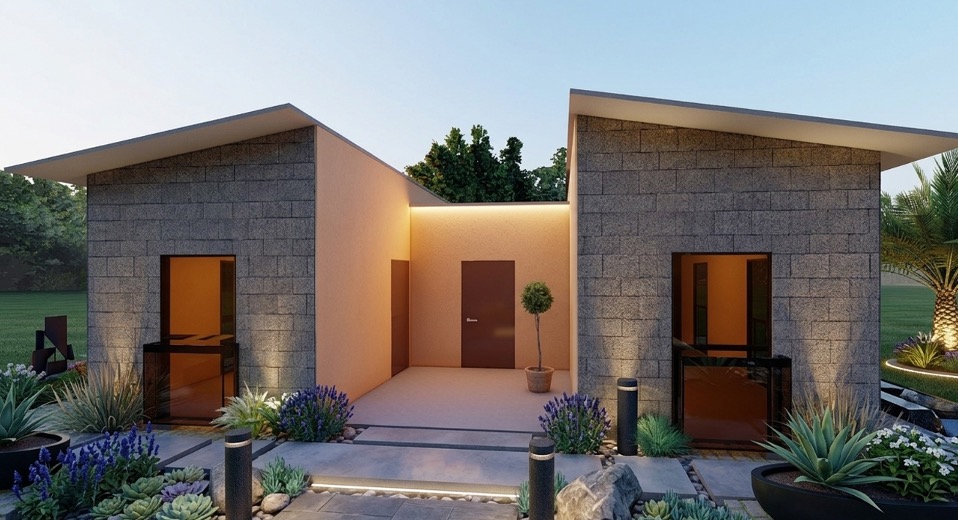 ifHaus modüler villa dış cephe görseli