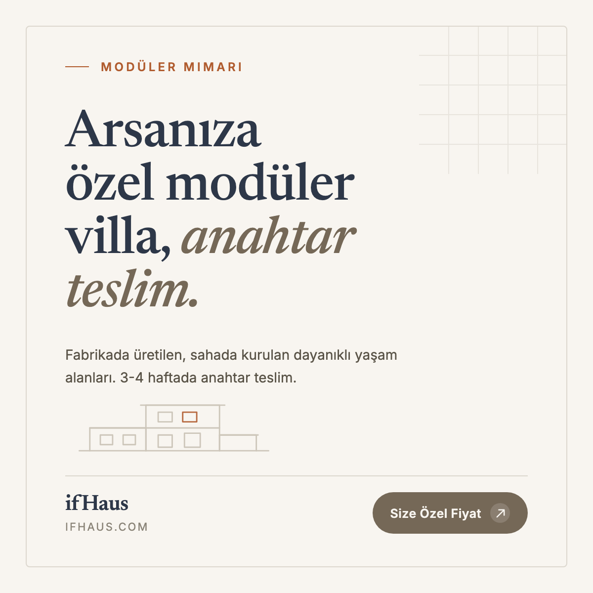 ifHaus — modular villa, turnkey