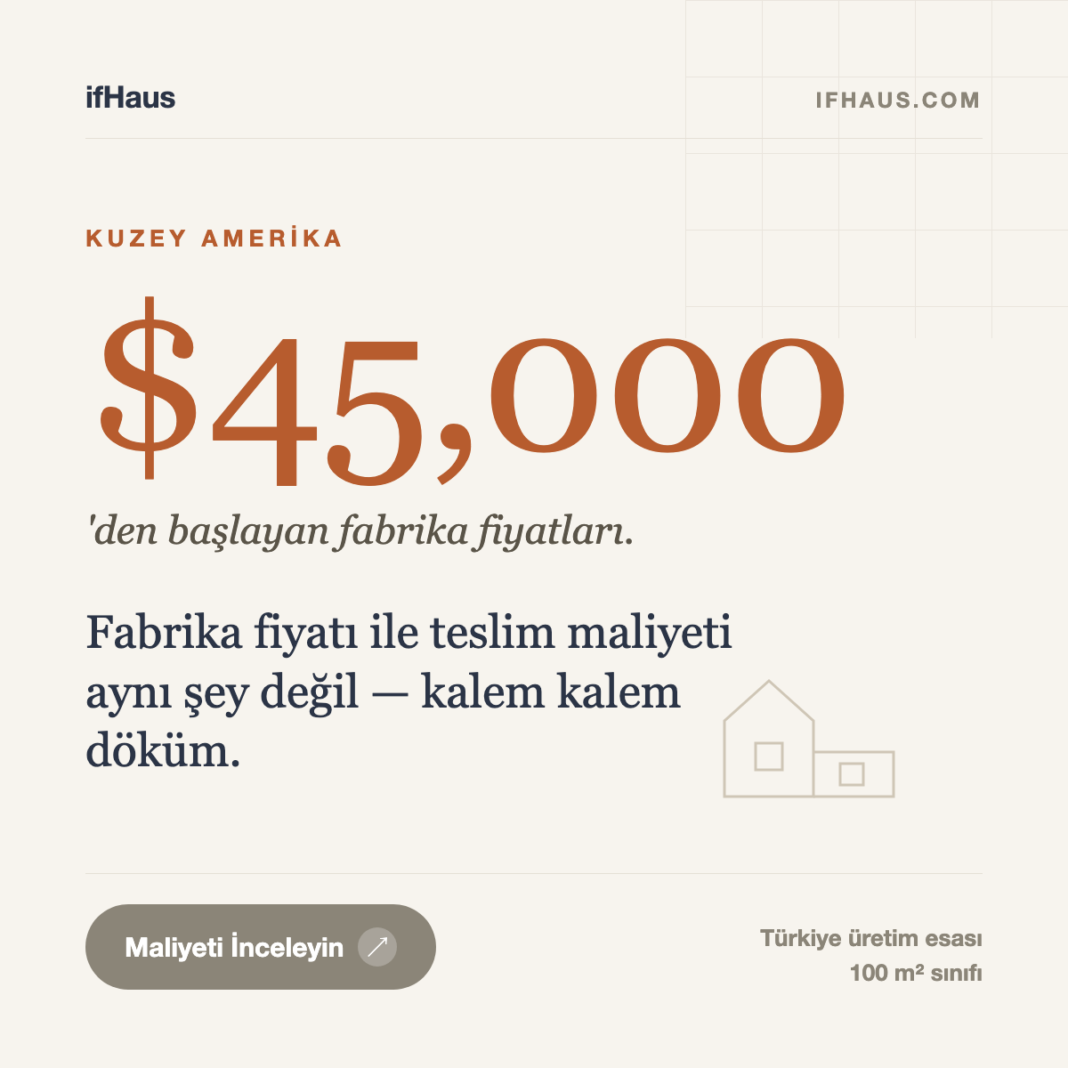 Kuzey Amerika'da Modüler Ev Maliyeti: Fabrika Fiyatı ile Teslim Maliyeti Aynı Şey Değil
