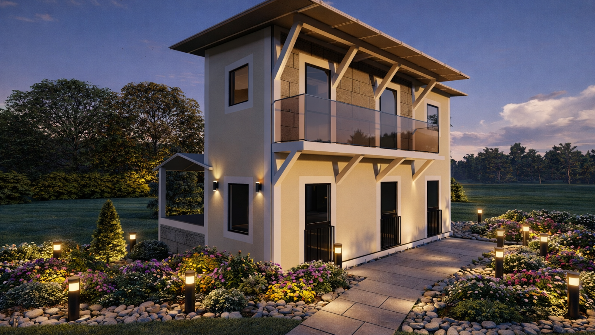 Villa Form — Dış cephe görünümü