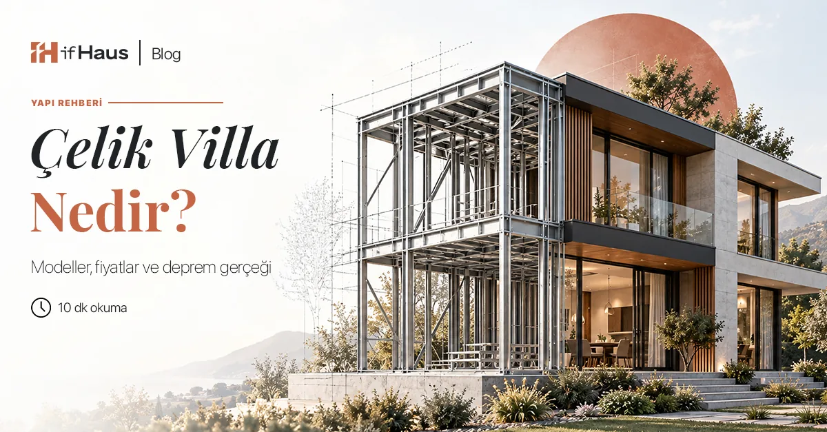 Çelik Villa Nedir? Dürüst Rehber ve Kompozit Modüler Karşılaştırması (2026)